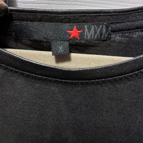 MXM graphic top black with woman’s portrait - Picture 3 of 4